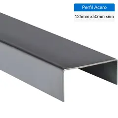 GENERICO - Perfil Canal Acero 125x50x3mm 6 m