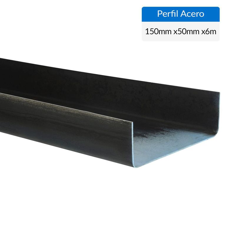 Perfil Canal Acero 150x50x2mm 6 m