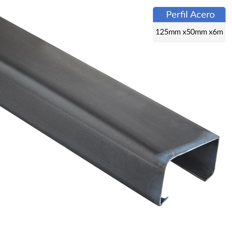 Perfil Costanera Acero 125x50x15x2 mm 6 m