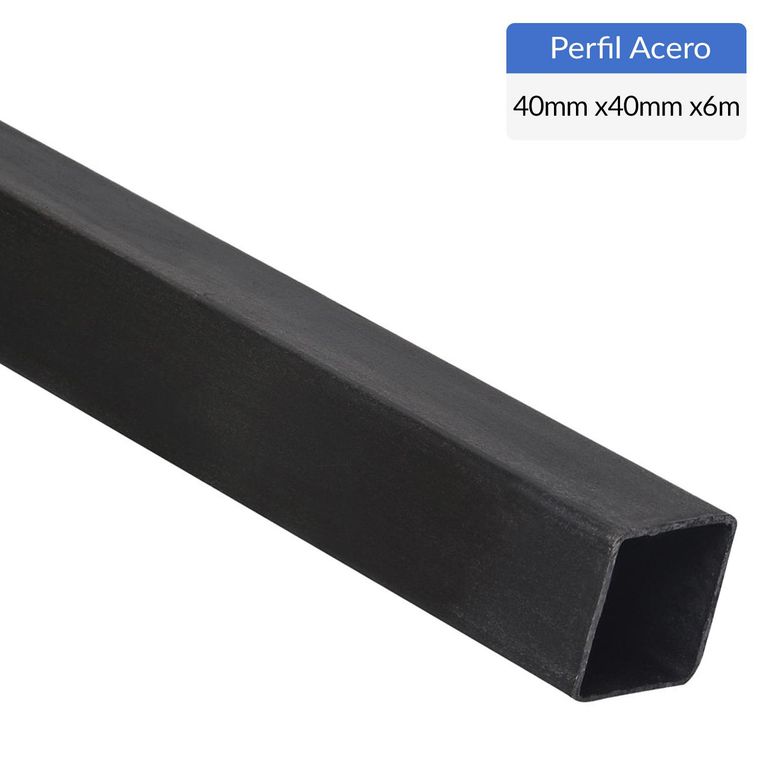 Perfil Cuadrado Acero 40x40x2 mm 6 m