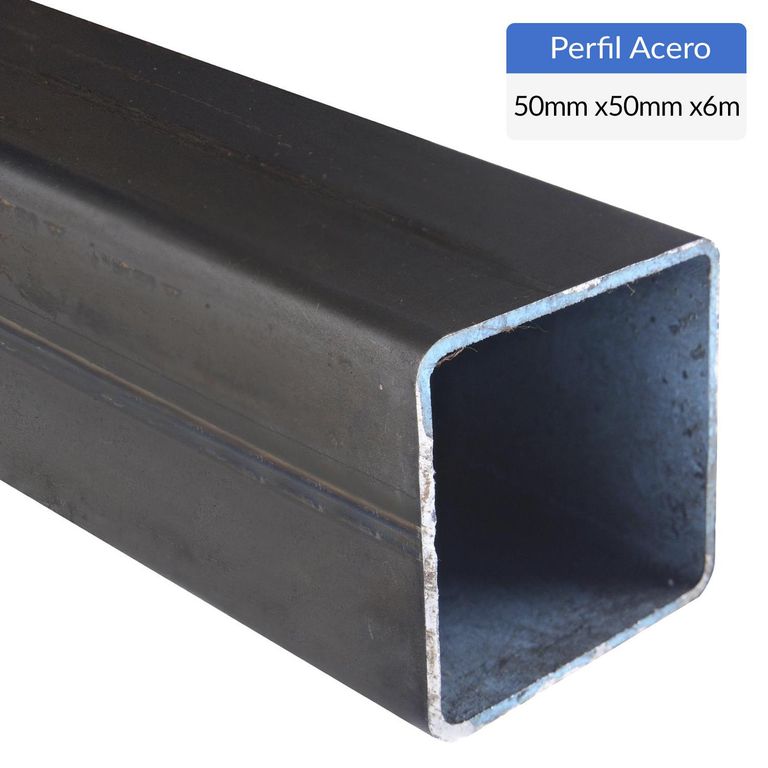 Perfil Cuadrado Acero 50x50x2 mm 6 m
