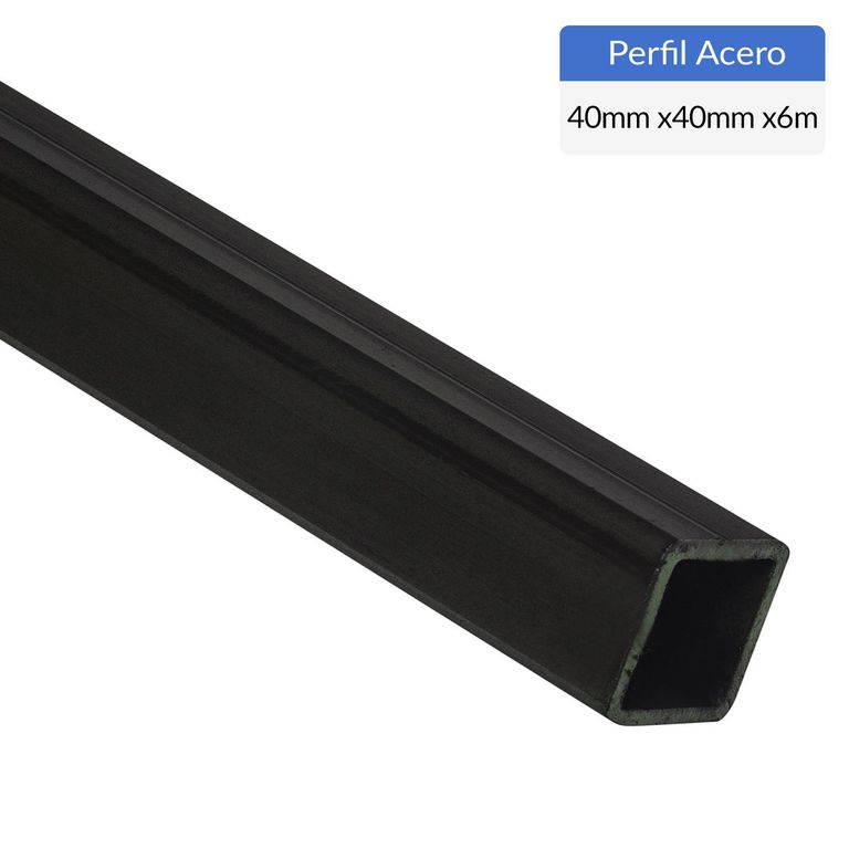 Perfil Cuadrado Acero 40x40x3 mm 6 m