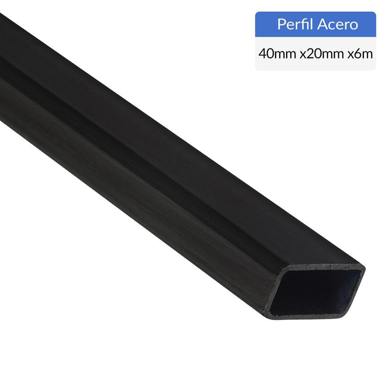Perfil Rectangular Acero 40x20x2 mm 6 m