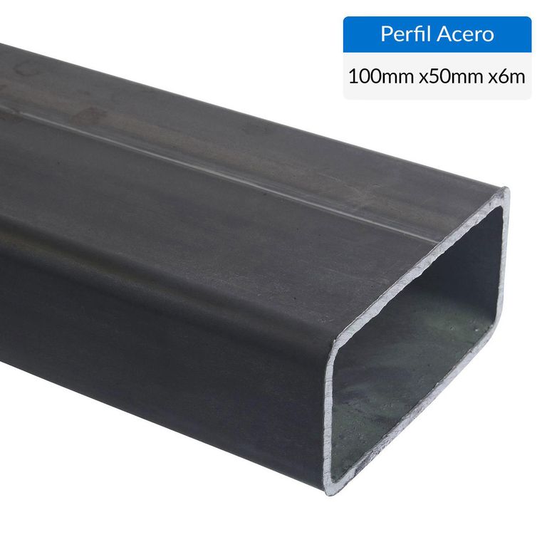 Perfil Rectangular Acero 100x50x3 mm 6 m