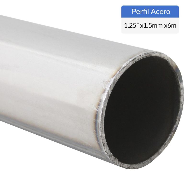 Perfil Tubular Redondo Acero 1 1/4" 1,5 mm 6 m