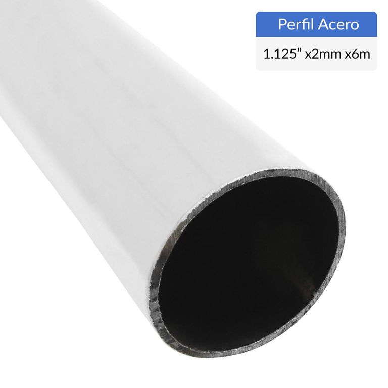 Perfil Tubular Redondo Acero 1 1/4" 2 mm 6 m