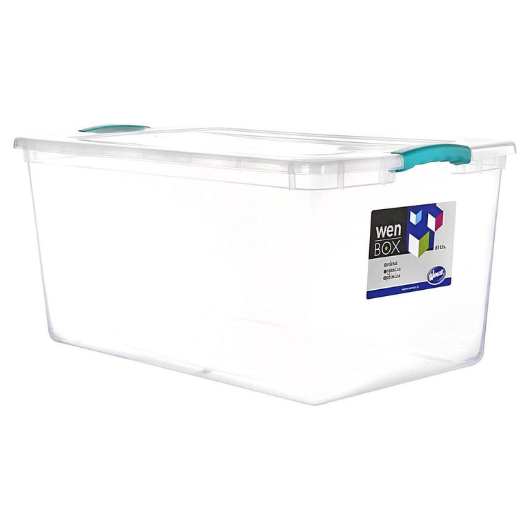 Caja Organizadora 40x31x66 cm 61 l Transparente