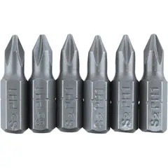 BAUKER - Set de puntas Phillips 6 unidades