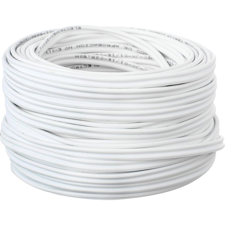 Cable SPT (paralelo) 2X20 AWG 25 metros blanco