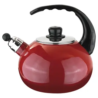 MAGEFESA - Tetera Vitrificada 2.2 l Aluminio Rojo