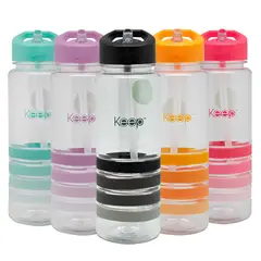 KEEP - Botella Plástico 750 ml Multicolor