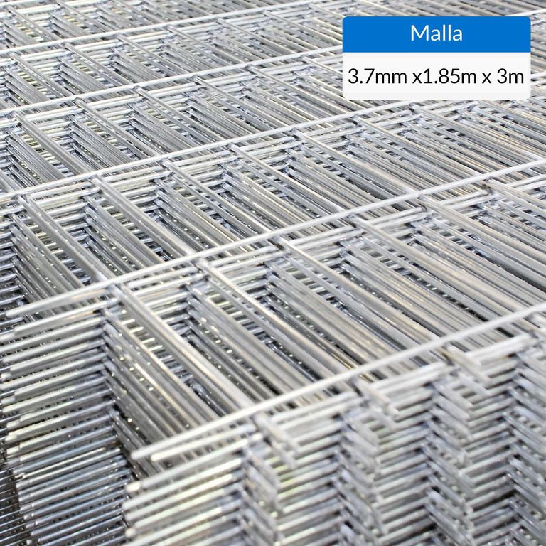 Cerco Malla Electrosoldada Galvanizada 1G 1. 85X3 M
