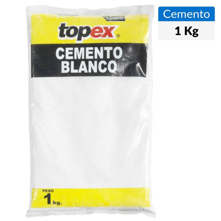Cemento blanco 1 kg.