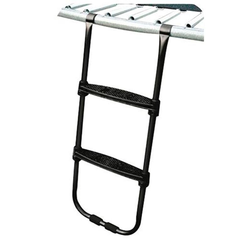 HOBBY MARKET Escalera para Cama Elástica 5x110x30 cm Negro