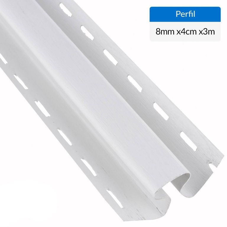 Perfil esquinero 3.0 m interior Vinyl siding