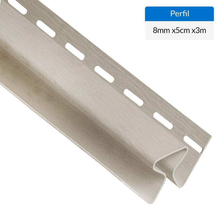 Perfil esquinero 3.0 m interior Vinyl siding