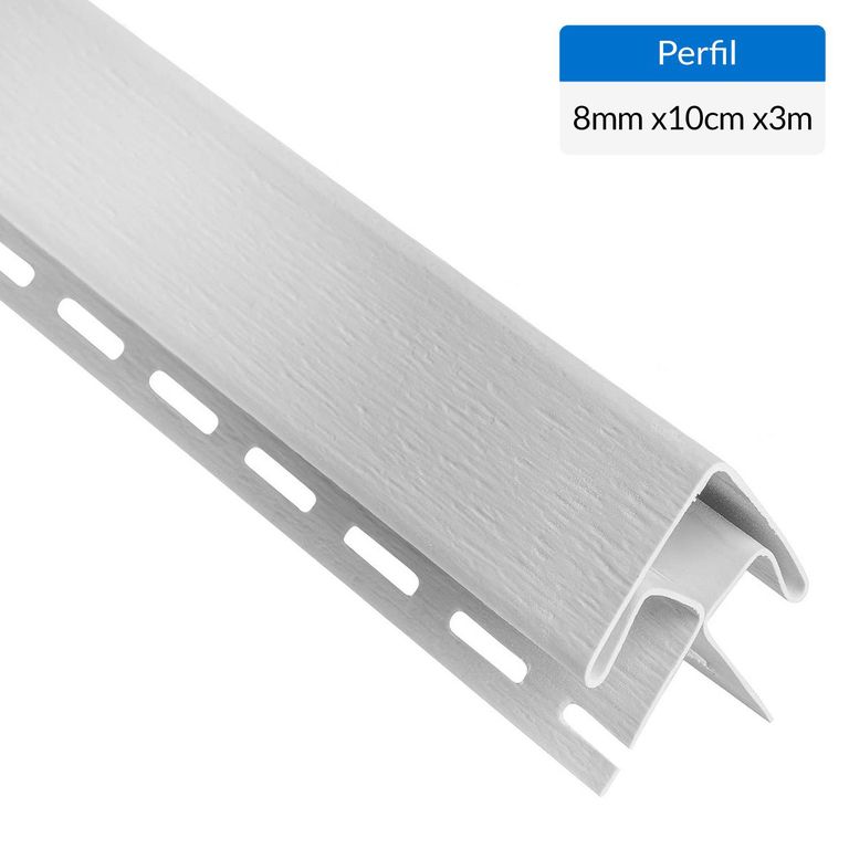 3.0 m Perfil esquinero exterior Vinyl siding