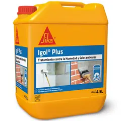 SIKA - Tratamiento contra la Humedad y Sales en Muros Bidon 4,5 l