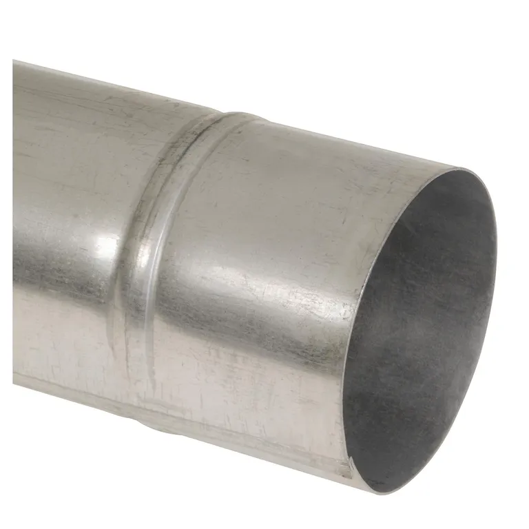 Tubo Galvanizado Liso 3 1/ 2 Pulgadas 100 Cm Para Ventilación