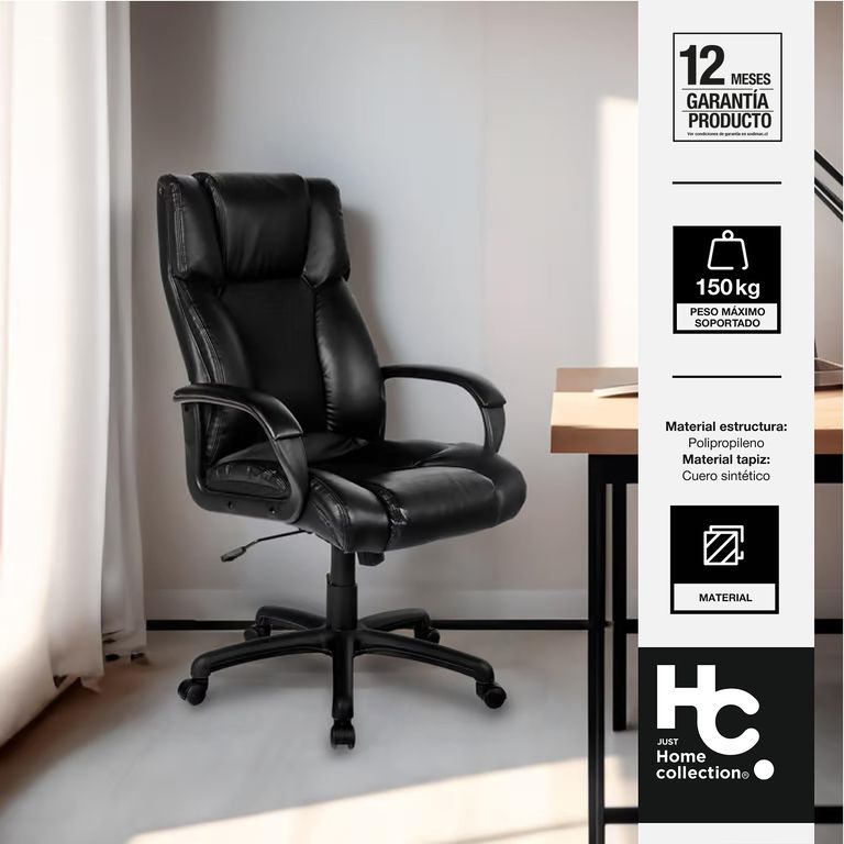 Silla Escritorio Pirano Negro
