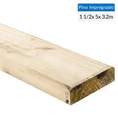 FORESTAL SANTA FE - Pino Deck Verde 1 1/2x5 3,2 m