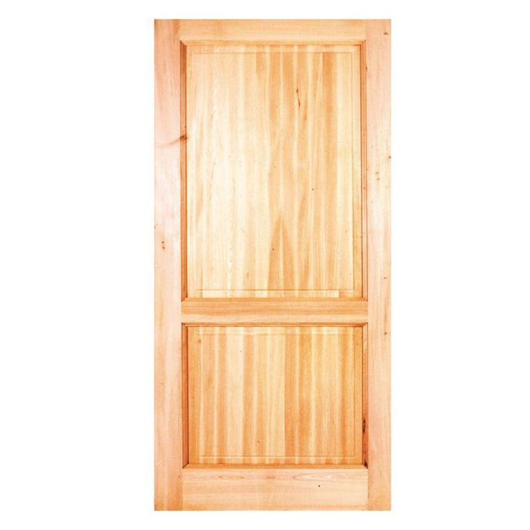 Puerta Madera pino oregón 80x200 cm Llanquih 100 Natural