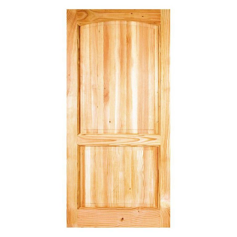 Puerta Madera pino oregón 80x200 cm Llanquih 101 Natural