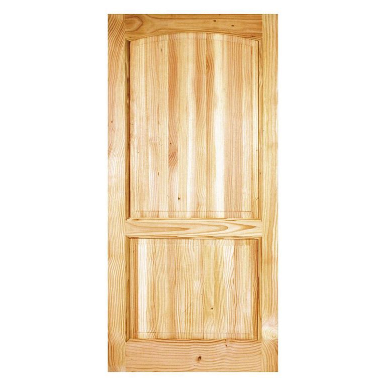 Puerta Madera pino oregón 80x200 cm Llanquih 101 Natural