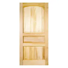 HOLZTEK - Puerta Exterior Madera pino oregón Puyehue 121 Natural