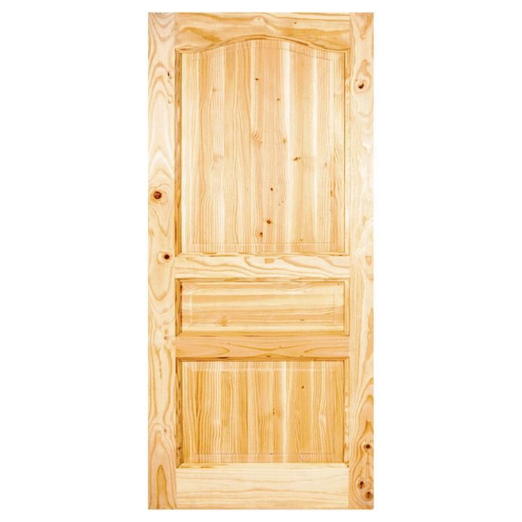 Puerta Exterior Madera pino oregón 80x200 cm Puyehue 122 Natural