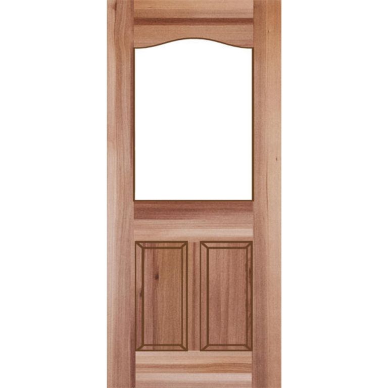 Puerta Vidriada Sin Vidrio Madera pino oregón x Rinihue 163 Natural