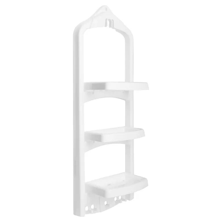 Organizador de ducha plástico blanco