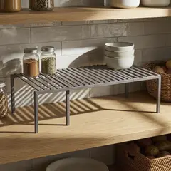 JUST HOME COLLECTION - Repisa para cocina 40x24x14 cm acero