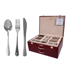 MAGEFESA - Juego De Cubiertos Acero 114 Piezas