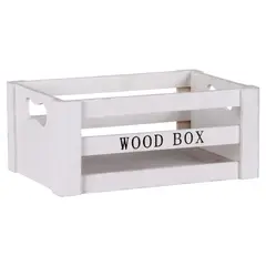 HOMY - Caja Decorativa 29.5x13.3x13.3 Blanco
