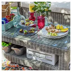 HOMY - Caja Decorativa 37.5x15.3x15.3 Blanco