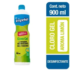 IMPEKE - Cloro gel limón 900 ml