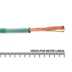 MADECO - Cable Eléctrico THHN 1x10AWG/6MM2 Verde