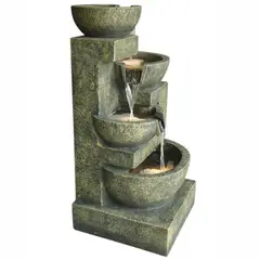 JUST HOME COLLECTION - Fuente de agua Granada de poliresina 85 cm