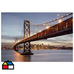 MURESCO - Papel Fotomural 8 Paneles Puente 8733 9,34 m2