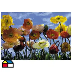 MURESCO - Papel Fotomural 8 Paneles Poppy 8257 9,34 m2