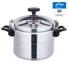 FANTUZZI - Olla a Presión 10 Litros Aluminio Comprezzo