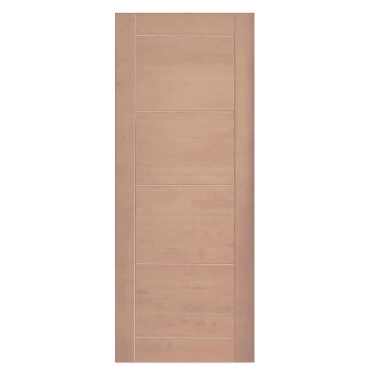 Puerta Exterior Madera de lenga Moderna Livorno Natural