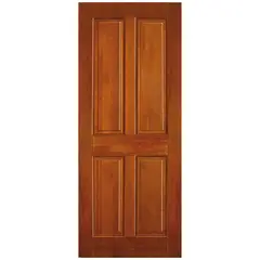 IGNISTERRA - Puerta Exterior Madera de lenga Clásica Oxford Natural
