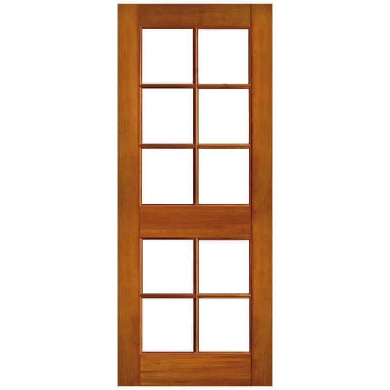 Puerta Vidriada Sin Vidrio Madera de lenga Clásica Toronto Natural