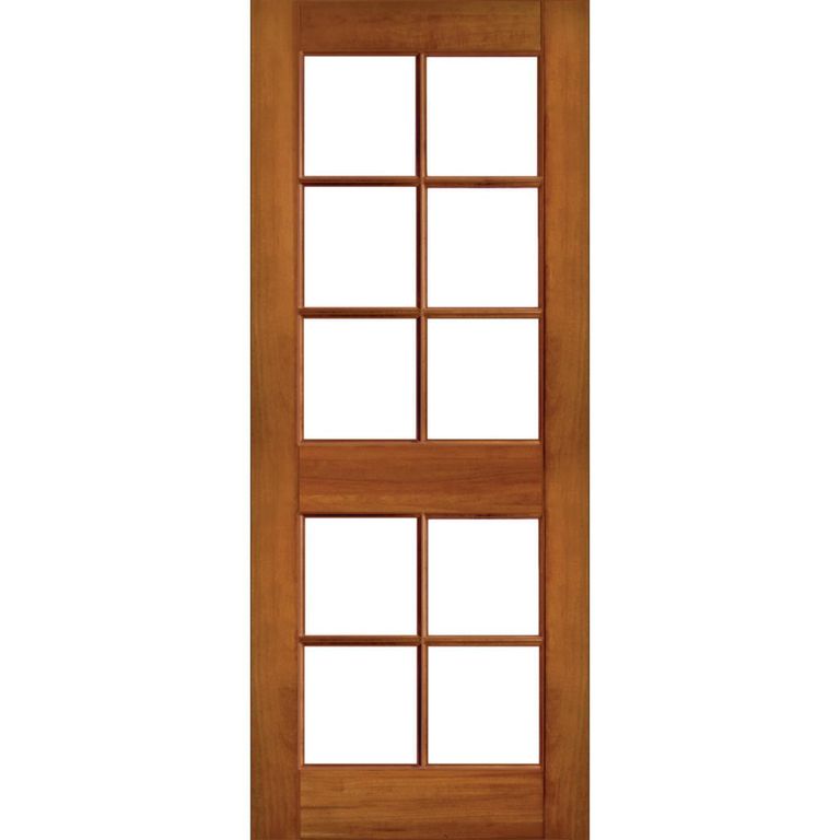 Puerta Vidriada Sin Vidrio Madera de lenga Clásica Toronto Natural