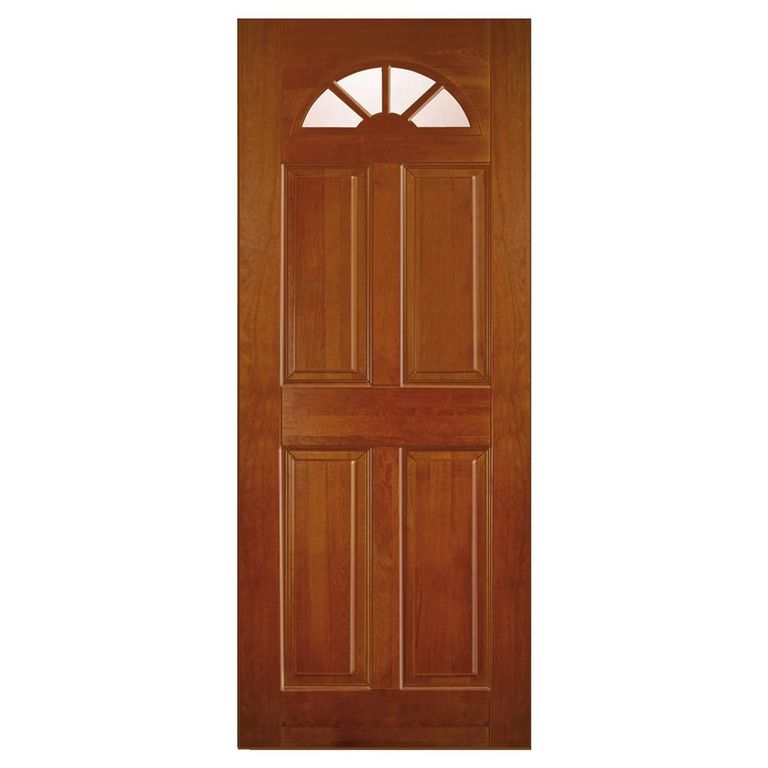 Puerta Vidriada Sin Vidrio Madera de lenga Clásica Georgia Natural