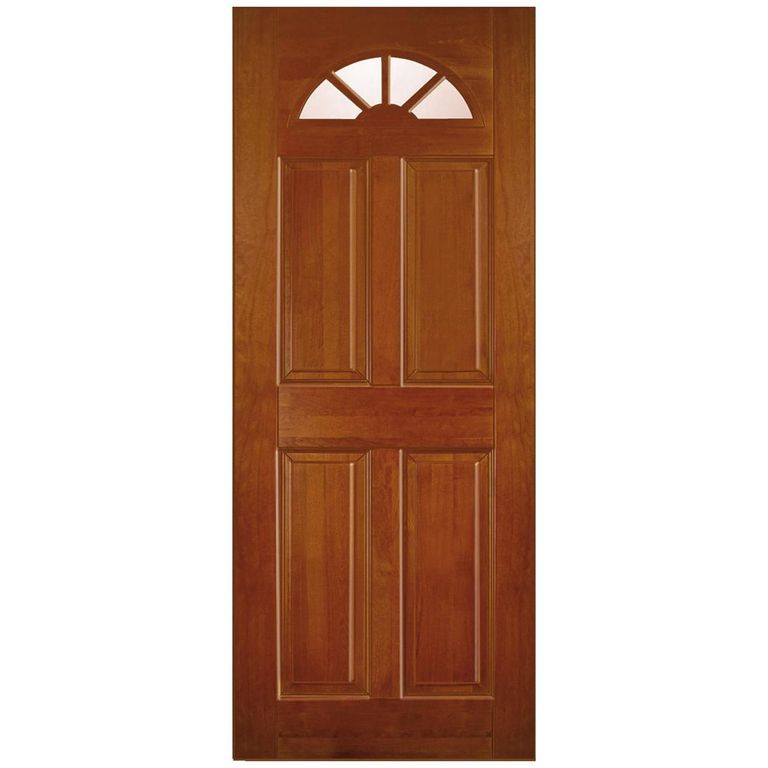 Puerta Vidriada Sin Vidrio Madera de lenga Clásica Georgia Natural