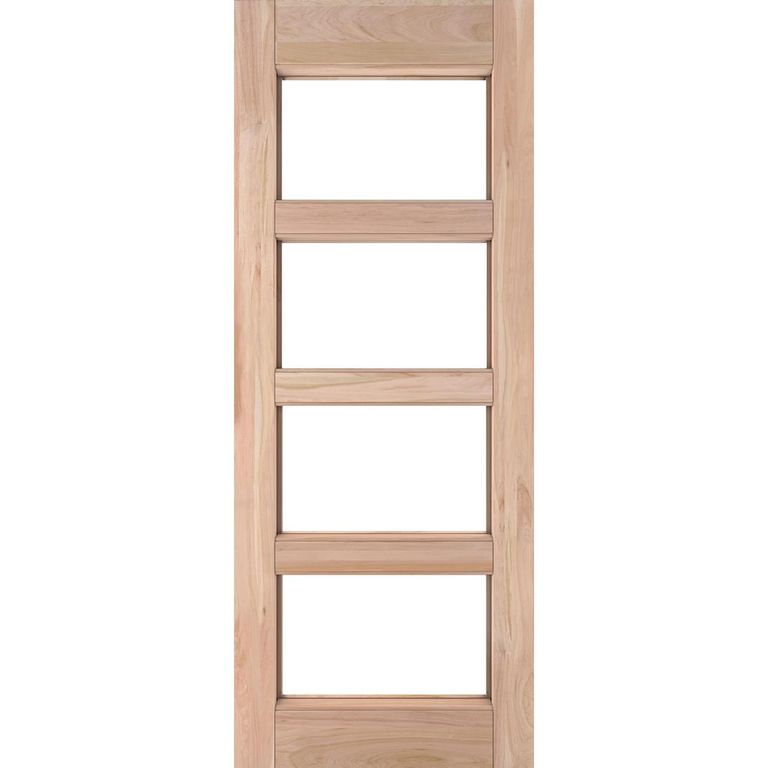 Puerta Vidriada Sin Vidrio Madera de lenga Moderna Roma Natural