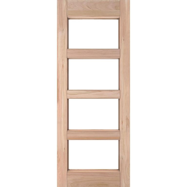 Puerta Vidriada Sin Vidrio Madera de lenga Moderna Roma Natural